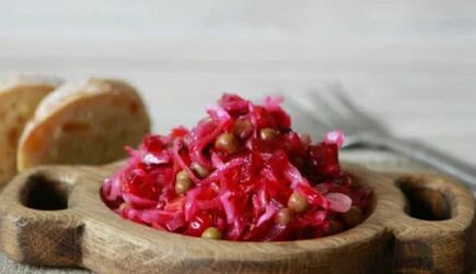 Vinaigrette bez kartupeļiem